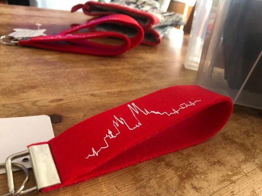 Skyline Köln Schlüsselanhänger aus Filz